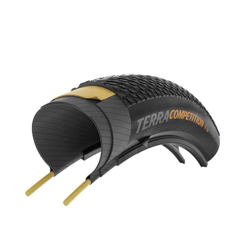 Continental Terra Competition Race Rapid Gravel Tyres Cutout - bicyquel _