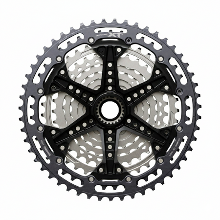 Shimano XT HG 12s Cassettes (CS-M8200-12) rear view - bicyquel _