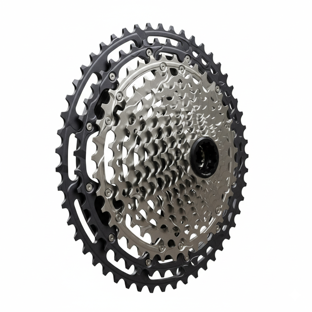 Shimano XT HG 12s Cassettes (CS-M8200-12) 3D view - bicyquel _