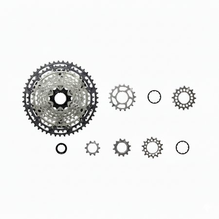 Shimano XT HG 12s Cassettes (CS-M8200-12) disassembled - bicyquel _
