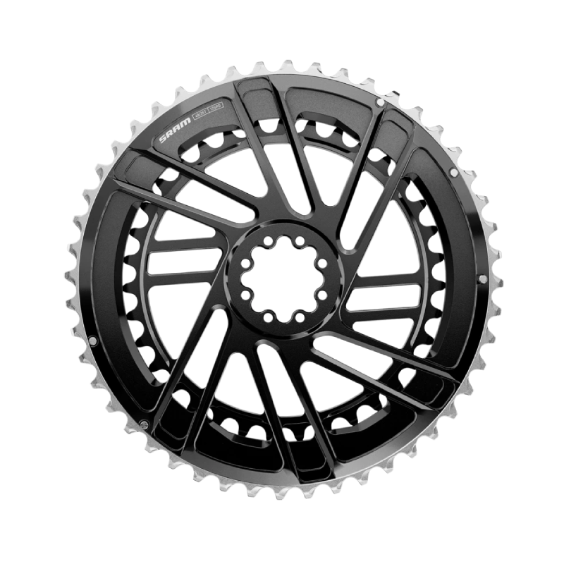 SRAM Force E1 X-Range Direct Mount Chainringset Front View - bicyquel _