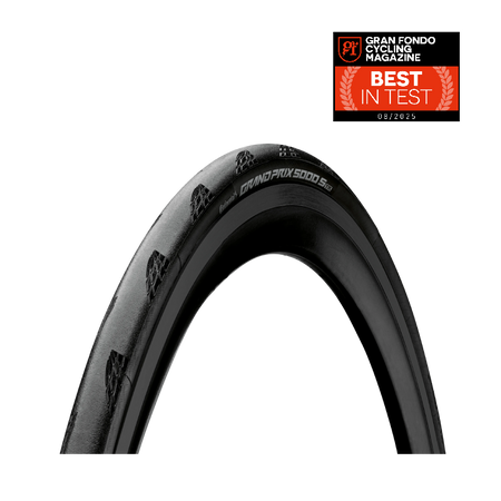 Continental Grand Prix S TR Road Tyres in black with Best in Test award - bicyquel _
