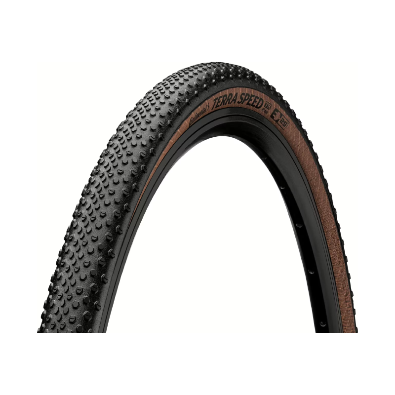 Continental Terra Speed Gravel Tyres in black-transparent - bicyquel _