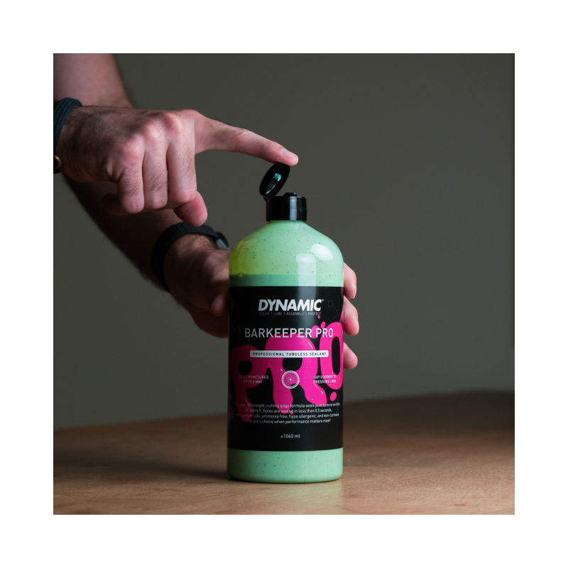 Dynamic Barkeeper Pro Tubeless Sealant lifestyle picture - bicyquel _