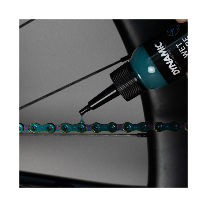 Dynamic Wet Chain Lube (100ml) Application - bicyquel _