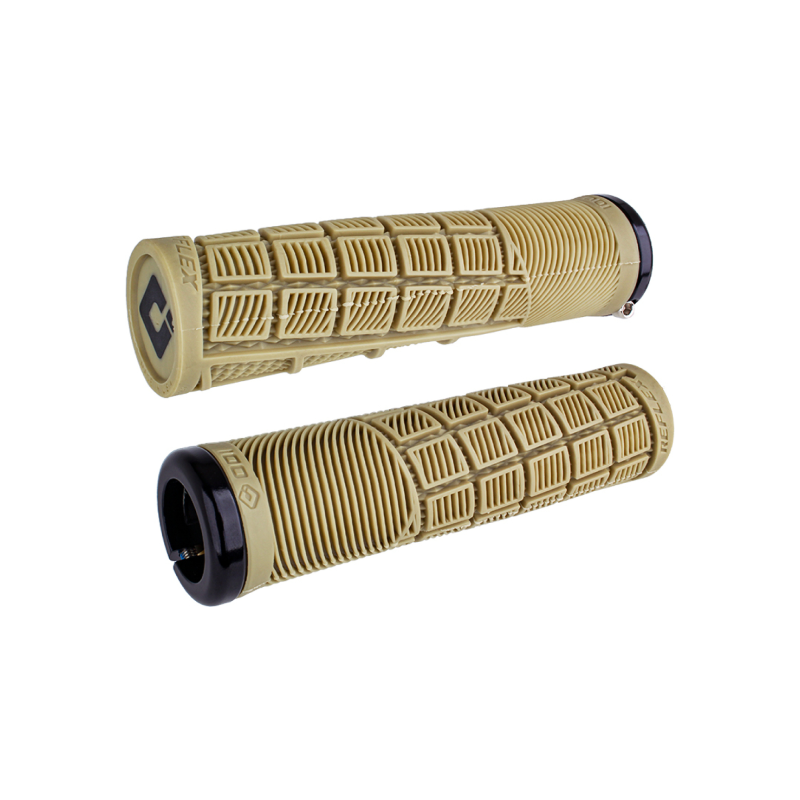 ODI Reflex XL v2.1 Lock-On Grips in Beige - bicyquel _