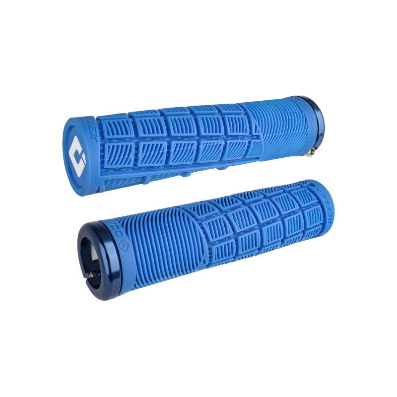 ODI Reflex XL v2.1 Lock-On Grips in Blue - bicyquel _
