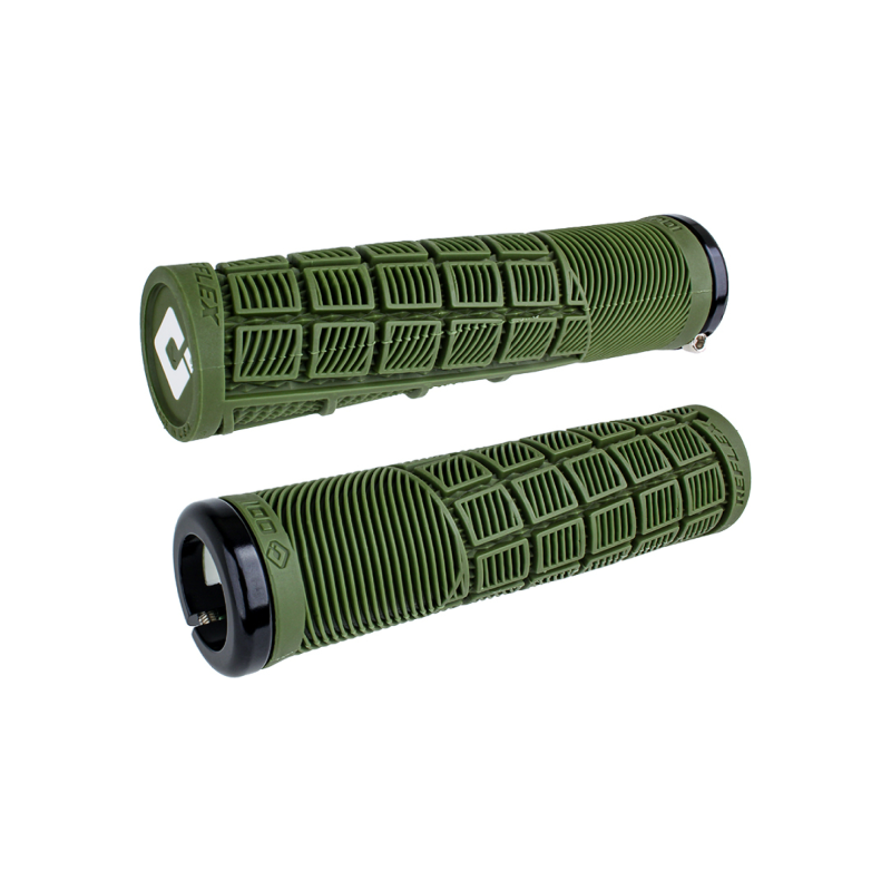 ODI Reflex XL v2.1 Lock-On Grips in Olive green - bicyquel _