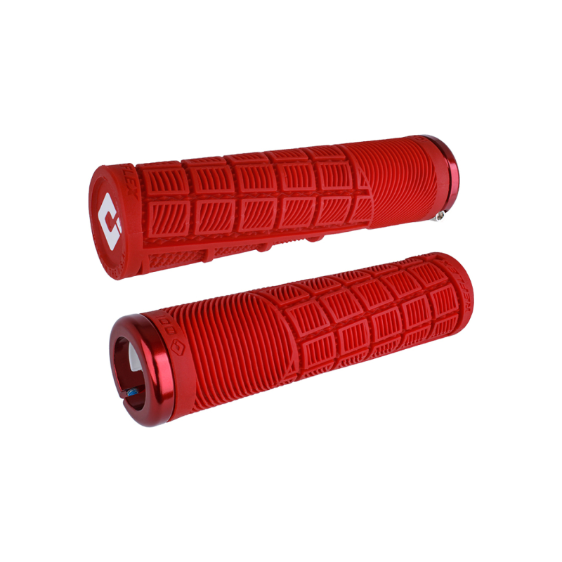 ODI Reflex XL v2.1 Lock-On Grips in Red - bicyquel _