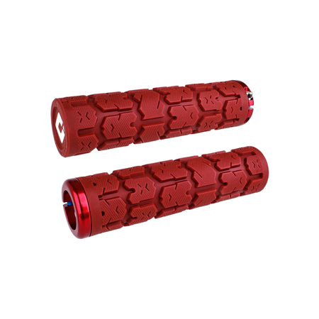 ODI Rouge v2.1 Lock-On Grips in Red - bicyquel _