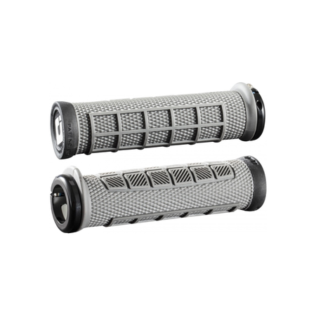 ODI Elite PRO v2.1 Lock-On Grips in Grey - bicyquel _