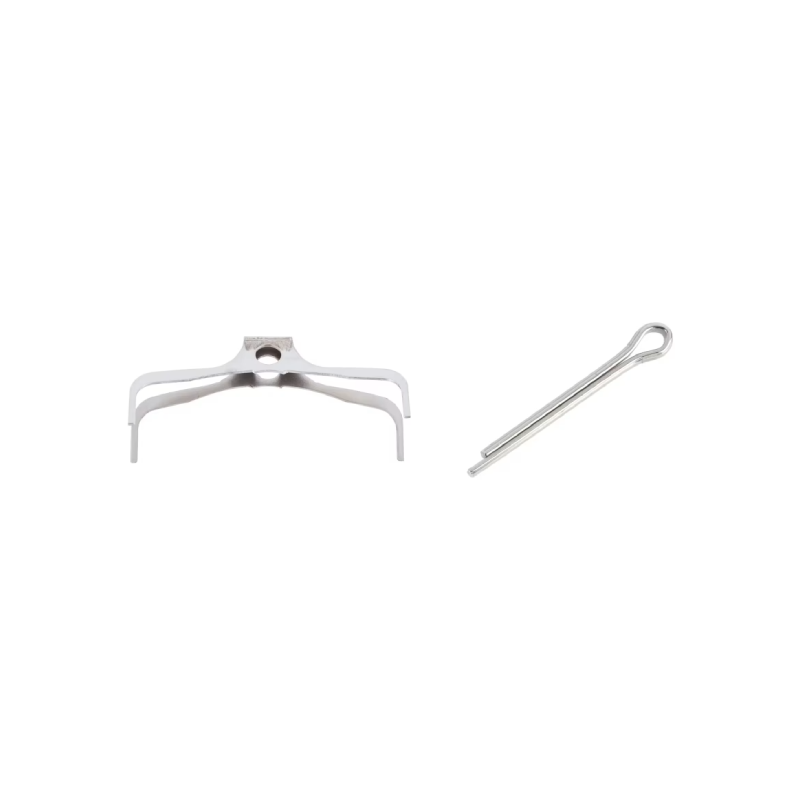 Shimano BP-D02S-MX / BP-D03S-RX Disc Brake Pads spring & split pin - bicyquel _