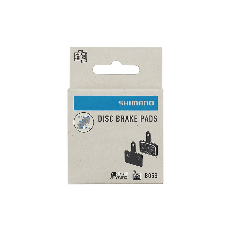 Shimano BP-B05S-RX Resin Disc Brake Pads packaged - bicyquel _