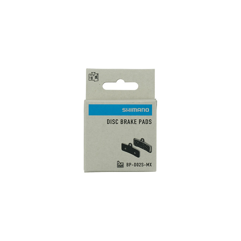Shimano BP-D02S-MX Disc Brake Pads packaged - bicyquel _