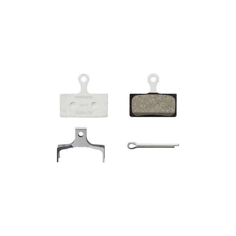 Shimano BP-G05A-RX brake pads complete - bicyquel _