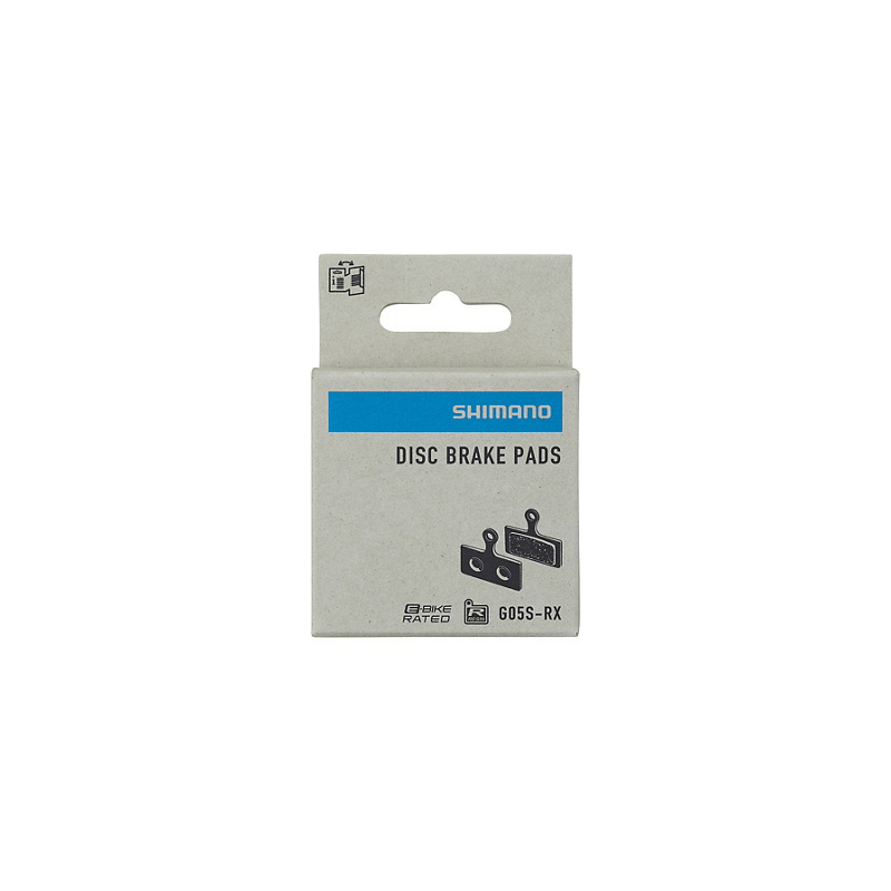 Shimano BP-G05S-RX brake pads packaged - bicyquel _