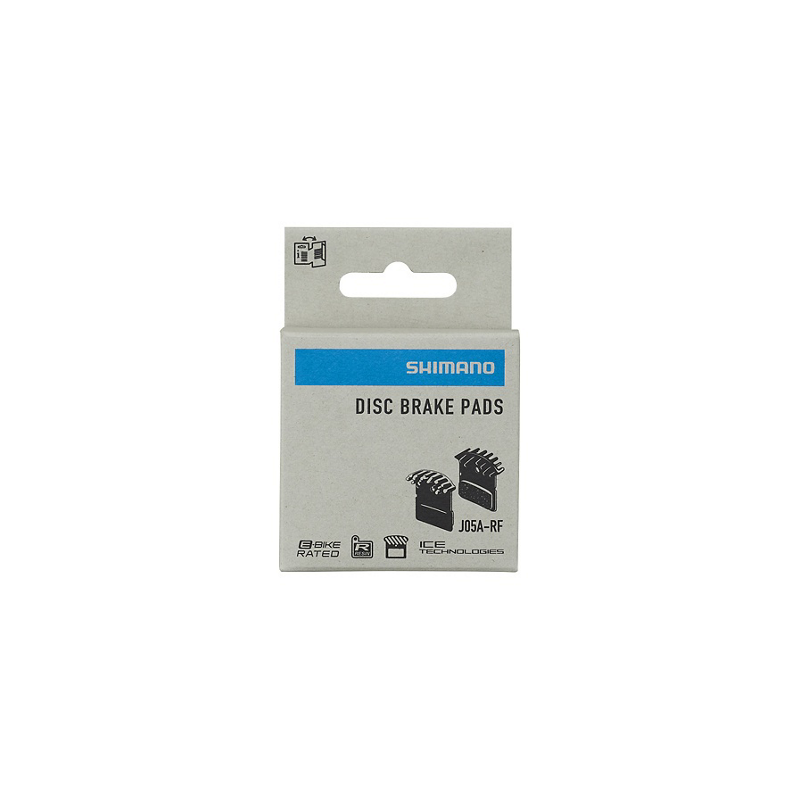 Shimano BP-J05A-RF Resin Disc Brake Pads packaged - bicyquel _