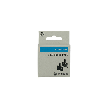 Shimano BP-M05-RX Resin Disc Brake Pads packaged - bicyquel _