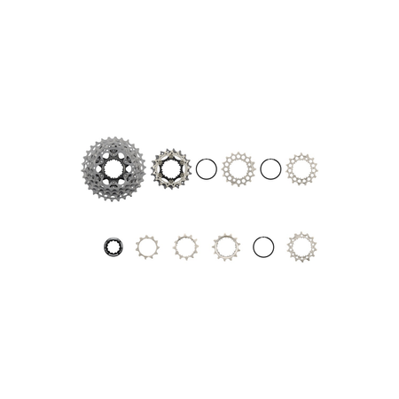 Shimano Dura-Ace CS-R9200-12 Cassette exploded view - bicyquel _