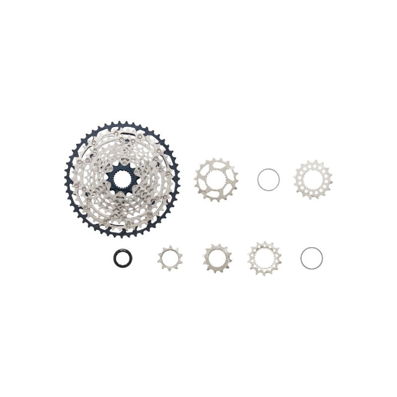 Shimano SLX CS-M7100-12 Cassette exploded - bicyquel _
