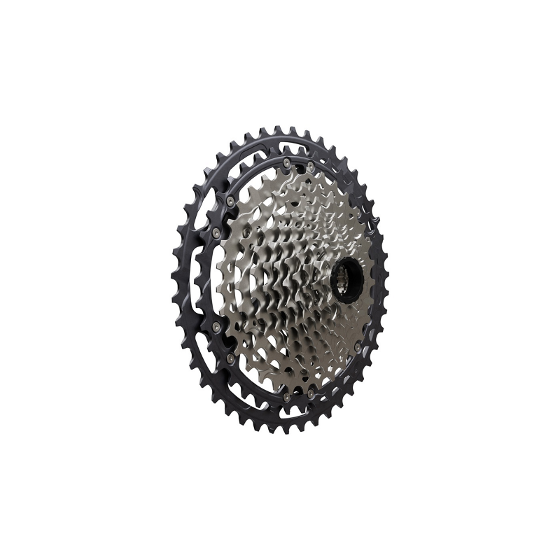 Shimano XT CS-M8200-12 Cassette side view - bicyquel _