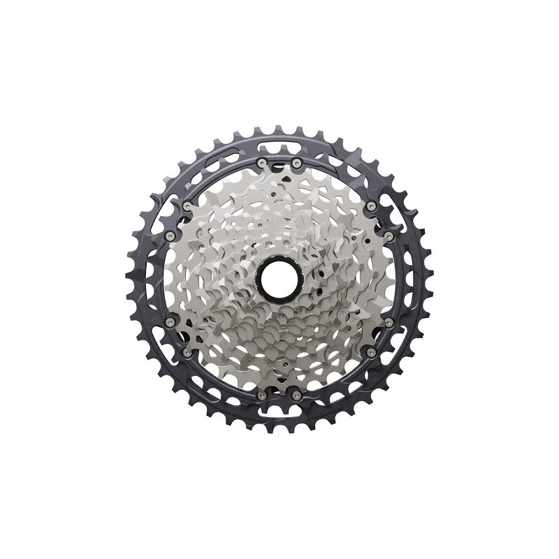 Shimano XT CS-M8200-12 Cassette front view - bicyquel _