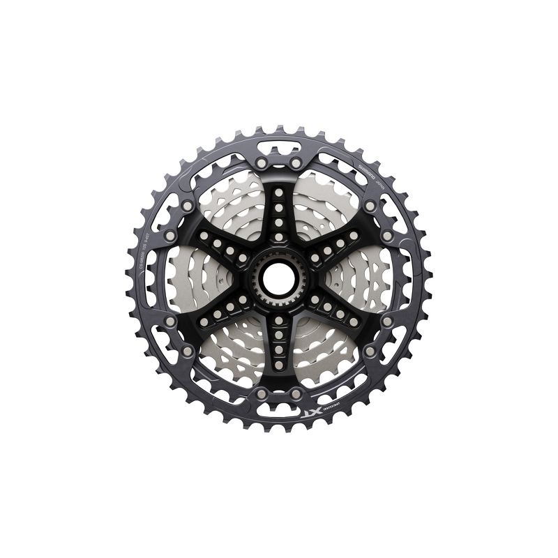Shimano XT CS-M8200-12 Cassette rear view - bicyquel _