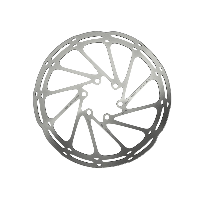 SRAM Centerline 6-bolt Disc Brake Rotors Front View - bicyquel _