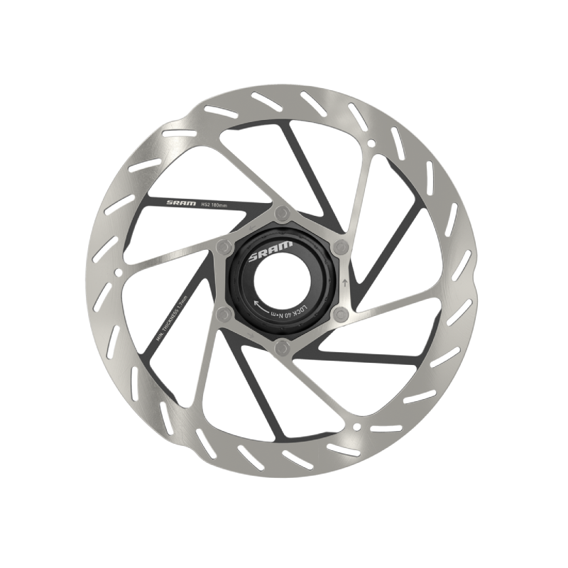SRAM HS2 Centerlock Disc Brake Rotors Front View - bicyquel _