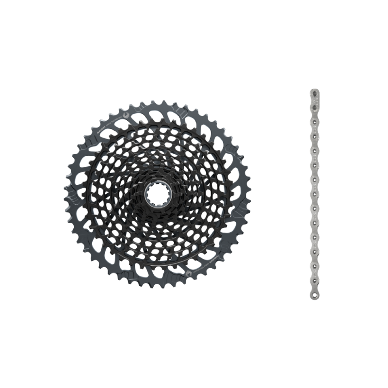 SRAM X01 Eagle 12sp Cassette & Chain Combo - bicyquel _