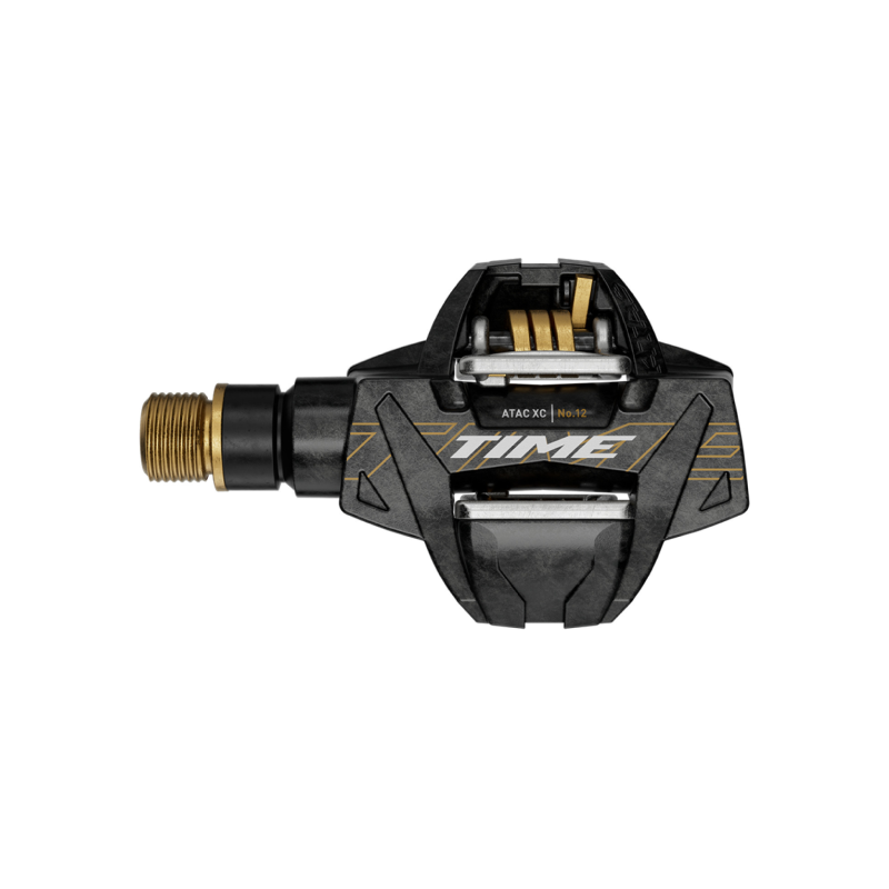 TIME ATAC XC 12 Carbon MTB & Gravel Pedals top view - bcyquel _