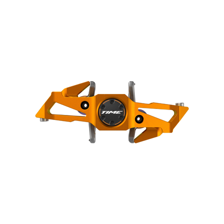 TIME Speciale 10 MTB Pedals side view in orange - bicyquel _