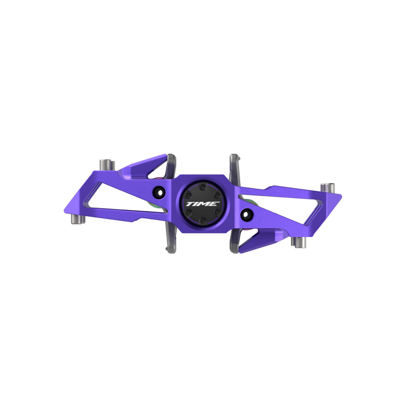 TIME Speciale 10 MTB Pedals side view in purple - bicyquel _