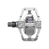 TIME Speciale 10 MTB Pedals top view in raw aluminium - bicyquel _