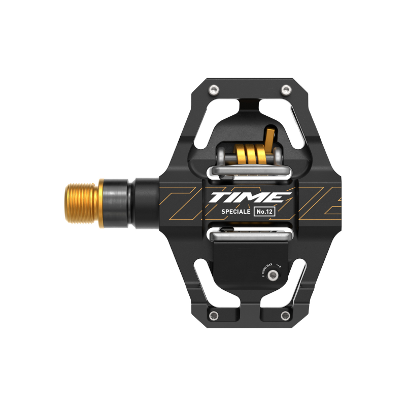 TIME Speciale 12 MTB Pedals top view in black - bicyquel _