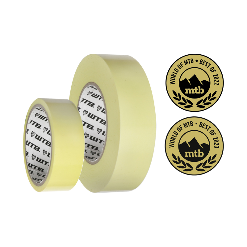 WTB TCS® Tubeless Rim Tape with award logos - bicyquel _